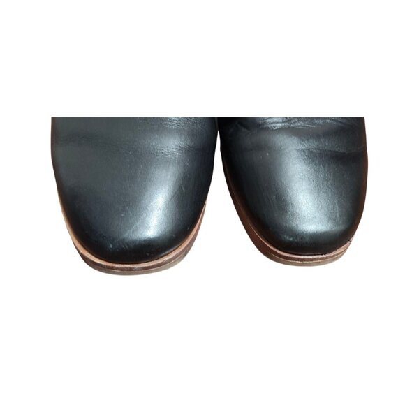 Madewell The Louisa Mule Black Leather Sleek Slip-Ons minimalist size 8.5 - Picture 3 of 11